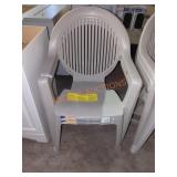 2 Plastic Patio Chairs