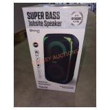 Super Bass Jobsite Speaker, with Bluetooth