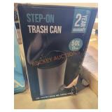 Ninestar 13Gal. Step on Trash Can