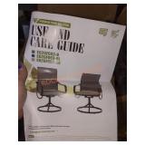 4 Patio Swivel Chairs