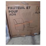 HDC Chair and Ottoman