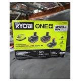 Ryobi 18v lithium high performance starter kit