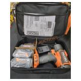 Ridgid 18V 1/2" High Torque Impact Wrench Kit