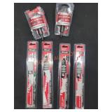 Milwaukee Sawzall Blades & Hole Saws Lot
