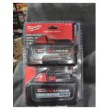 Milwaukee M18 xc 6 ah high output batteries
