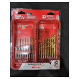 Milwaukee Red Helix Titanium Bit Set