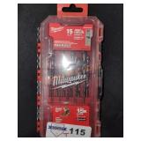 Milwaukee Red Helix Cobalt Bit Set