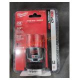 Milwaukee M12 cp 2 ah battery