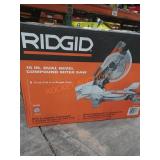 Ridgid 10" Dual Bevel Compound Miter Saw