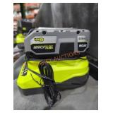 Ryobi 18v 6 ah battery and charger