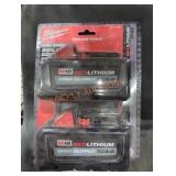 Milwaukee M18 high output xc 6 ah batteries
