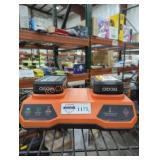 Ridgid 18v 2 ah batteries and charger