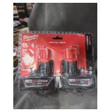 Milwaukee M12 xc 3 ah batteries