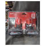 Milwaukee M12 xc 5 ah high output batteries