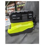 Ryobi 18v 4 ah battery and charger