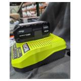 Ryobi 18v 4 ah battery and charger