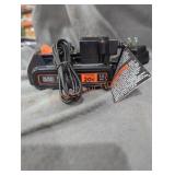 Black and decker 20v 1.5 ah battery and charger