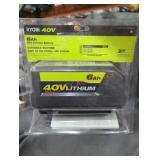 Ryobi 40v 6 ah lithium battery
