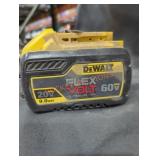 DeWalt 20v/60v flex volt 9 ah battery