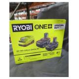 Ryobi 18v 4 ah lithium starter kit