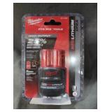 Milwaukee M12 cp 2.5 ah battery