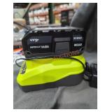 Ryobi 18v 4 ah battery and charger