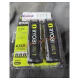 Ryobi USB 3 ah batteries