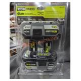 Ryobi 18v 6 ah lithium high performance batteries