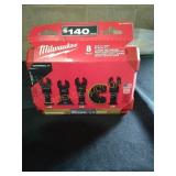 Milwaukee 8pc Multi tool blade kit