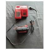 Milwaukee M12/M18 Charger + M18 Battery
