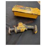 DeWalt 20v Reciprocating Saw, Tool Only
