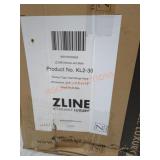 Zline Wall Range, 33.5" x 21.6" x 17.5"