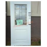 Jeld Wen 79" x 35.5" 1 Panel Steel Entry Door,