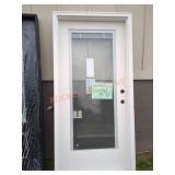 36" x 80" Patio Door with Built in Blinds