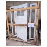 Legacy 65" x 82" Exterior Front Glass Panel Door