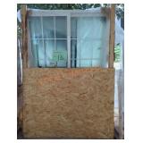 (2)60" x 80" Grid Sliding Door 2xBid