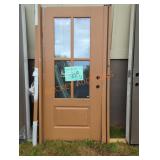 79.5" x 41.5" Tan Exterior Door