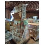 (2) 30" x 80" Rustic 2 Panel Arch Top Doors