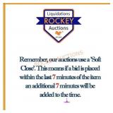 AUCTION SOFT CLOSE INFORMATION