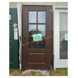 82" x 38" Brown Exterior Door