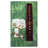 Costume Jewelry Earrings Lot Qty-11