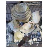 Belleek Shamrock Dish Set