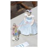 Meissen Porcelain Flutist Figurine