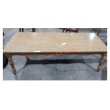 47in W x 19in D x 15in H Coffee Table