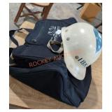 Sneaker Gym Bag and Hard Hat