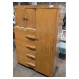 38 1/2" W Wood Wardrobe/Dresser