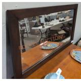 Wood Framed Wall Mirror
