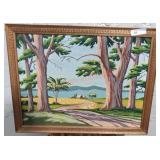 Framed Landscape Painting