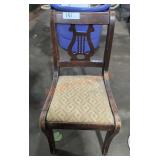 Wood Lyre Chair