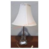 Clear Base Table Lamp